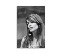 Francoise Hardy Anti Splash Art Posters Living Room And Bedroom Hanging Paintings Suitable for Multiple Scenarios No Need for Punching Easy to Install Suitable for Gifts And Personal UseUnframe-style1