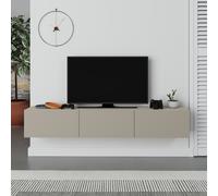Francy Wall Mounted TV Stand 180cm - Fits up to 65” TVs, Drop Doors, 8 Colours