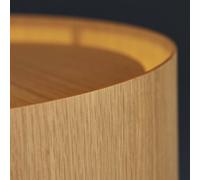 FRANDSEN FM 1954 hanging light, oak, Ø 28 cm, wood