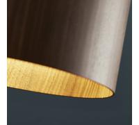 FRANDSEN FM 1954 hanging light, walnut, Ø 16 cm, wood