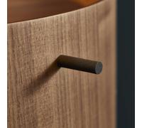 FRANDSEN FM 1954 hanging light, walnut, Ø 41 cm, wood