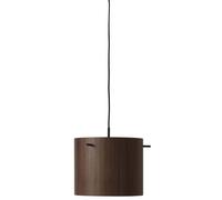 FRANDSEN hanging light FM 1954, walnut, Ø 28 cm, wood
