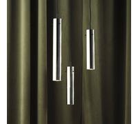 FRANDSEN FM2014 pendant light, steel, glossy, height 36 cm