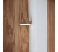 FRANDSEN Grasp LED rechargeable wall light, sand grey, width 15 cm