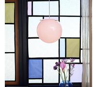 FRANDSEN pendant light Koi, glass, rose/brass, Ø 32 cm