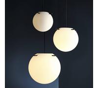 Koi Pendant Ø19 Opal White/ Black Sticks