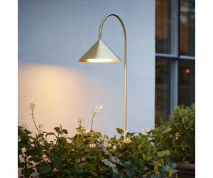 FRANDSEN LED ground spike lamp Grasp, brass-coloured, 82 cm, IP44