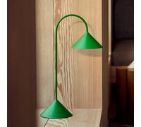 FRANDSEN LED rechargeable table lamp Grasp, green, height 47 cm