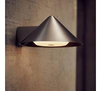 FRANDSEN LED rechargeable wall lamp Grasp, stainless steel, 15 cm
