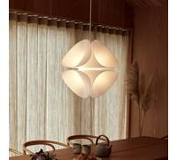 FRANDSEN Nova pendant light, opal white, Ø 52 cm, E14