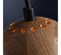 FRANDSEN pendant light Ball, oak, Ø 12 cm, wood
