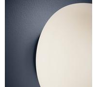 FRANDSEN Supernate wall light, Ø 28 cm, white/opal, switch