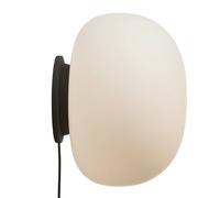 FRANDSEN Supernate wall light, Ø 38 cm, switch, opal/white