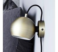 Frandsen Ball Wall Lamp Matt Antique Brass