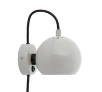 FRANDSEN wall light Ball Magnet, light grey glossy
