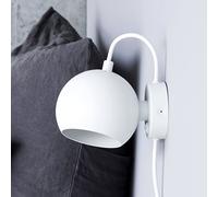 FRANDSEN wall light Ball Magnet, matt white