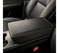 frani Center Console Armrest Cover Designed for Tesla Model 3 2017-2023/Model Y 2020-2025(Not for Model Y Juniper),Non-slip Designed with EZ Snap On Install-Black