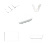 frani Center Console Cover 5Pcs for Tesla Model 3/Y,White