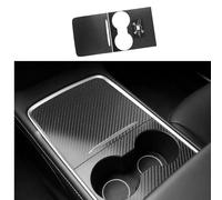 frani Center Console Wrap (Genuine Carbon Fiber) Designed for Tesla Model 3/Y 2021-2025,Tesla Center Console Cover for Model 3/Y(Not for Model 3 Highland 2024-2025)