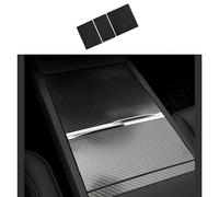 frani Center Console Wrap (Genuine Carbon Fiber Edition) Designed for Tesla Model 3 Highland 2024-2026/Model Y Juniper 2025-2026,Tesla Center Console Cover for Model 3/Y Refresh