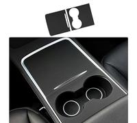 Frani Center Console Wrap (Matte Black Edition) Designed for Tesla 3/Y 2021-2025, Tesla Center Console Cover for 3/Y (Not for 3 Highland 2024-2025)
