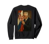 Franjo Tudjman kissing the Croatian Flag Sweatshirt