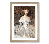 Frank Cowper Cadogan Elizabeth WITTS Framed Print | A2 Oak Framed Wall Art | Ready to Hang | Modern Nature Picture | Living Room Bedroom Lounge Office