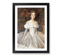 Frank Cowper Cadogan Elizabeth WITTS Framed Print | A2 Oak Framed Wall Art | Ready to Hang | Modern Nature Picture | Living Room Bedroom Lounge Office