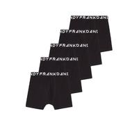 Frank Dandy Men's 5-p Basic Boxer Briefs, Black, S (Pack of 5)