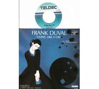 FRANK DUVAL - LIVING LIKE A CRY / VISION / FRANK DUVAL / aus "Derrick" Folge: " Eine Fahrt nach Rom" / Bildhülle 1984 / Deutsche Pressung / TELDEC # 6.14140 / 7" Vinyl Single Schallplatte