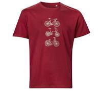 Frank & Faith Burgundy Bikes T-Shirt
