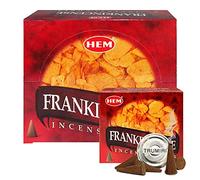 Frank Incense Cones and Cone Incense Burner Bundle Insence Insense Hem Incense