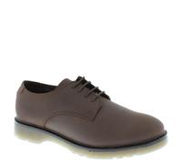 Frank James Brent Leather Oxford Lace Up Shoes - Brown - 7 UK