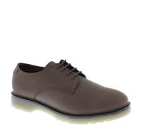 Frank James Brent Leather Oxford Lace Up Shoes - Brown - 9 UK