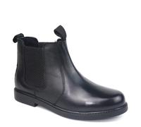Frank James Chester Leather Chelsea Boots in Black | Size: Infant 10 Frank James Black Infant 10