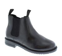 Frank James Cosgrove Leather Mens & Boys Chelsea Boots - Black - 8 UK