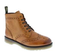 Frank James Hammersmith Lace Up Brogue Boots - Tan - 11 UK