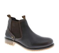 Frank James Lewisham Mens Leather Chelsea Boots - Brown - 8 UK