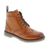 Frank James Men's Hammersmith Lace Up Brogue Boots in Tan | Size: 7 Frank James Tan 7