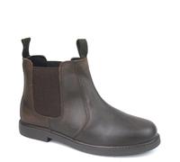 Frank James Men's Leather Chelsea Ankle Boots in Chocolate | Size: 3 Frank James Chocolate 3