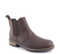 Frank James Men's Loddington Chelsea Leather Boots in Brown | Size: 11 Frank James Brown 11