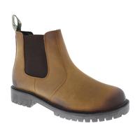 Frank James Men's Rutland Leather Chelsea Boots in Brown | Size: 8 Frank James Brown 8