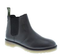 Frank James Naseby Mens Leather Chelsea Dealer Pull On Boots - Black - 10 UK