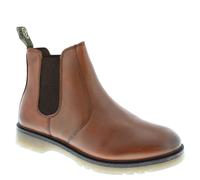 Frank James Naseby Mens Leather Chelsea Dealer Pull On Boots - Conker - 6 UK