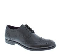 Frank James Richmond Mens Leather Brogue Lace Formal Casual Shoes - Black - 10 UK