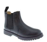 Frank James Rutland Leather Chelsea Boots in Black | Size: 2 Frank James Black 2