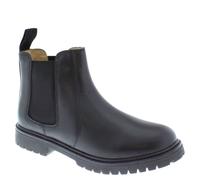 Frank James Rutland Leather Chelsea Boots in Black | Size: 3 Frank James Black 3