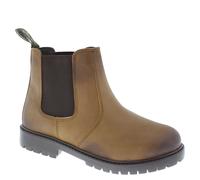 Frank James Rutland Leather Chelsea Boots in Chocolate | Size: 1 Frank James Chocolate 1