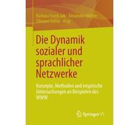 Frank-Job - Die Dynamik sozialer und sprachlicher Netzwerke Konzepte - X555z