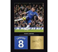 Frank Lampard Gift Signed A4 Print Display Unframed Chelsea Gifts For Boys Digitally Reproduced Signature Chelsea FC Gifts CFC (Framed)